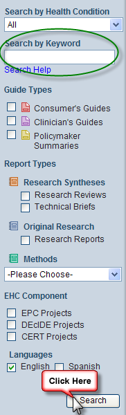 Search by keyword to find guides, reviews, and reports