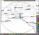 Local Radar for El Paso, TX - Click to enlarge