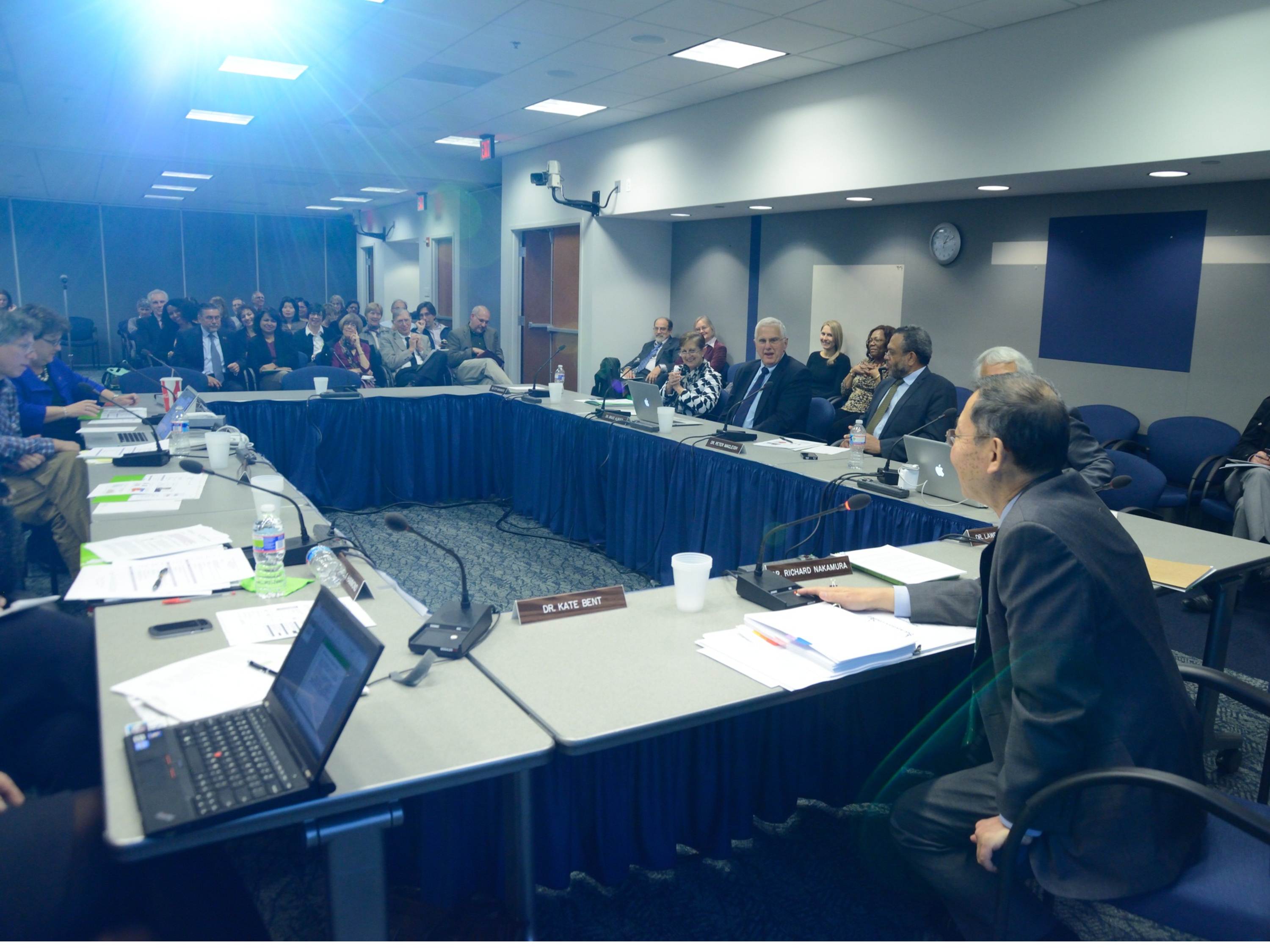  Picture of CSR Advisory Council members around a meeting table on Dec. 3, 2012 .