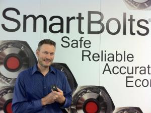 Charles H Popenoe, III, President of Stress Indicators with SmartBolts, a product his father invented.