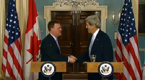 Click here to play the video Remarks With Canadian Foreign Minister Baird