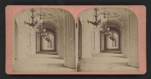 Corridor to the House of Representatives Stereoview