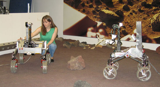 JPL employees at work