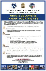 Screenshot of Whistleblower Protections Poster