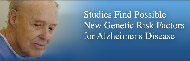 Studies Find Possible New Genetic Risk Factors for Alzheimer's Disease