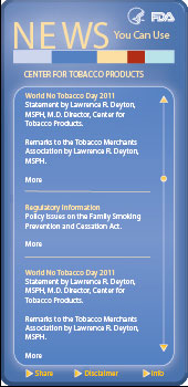 Tobacco Regulations Widget. Flash Player 9 or above is required.