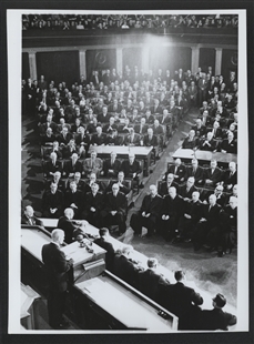 Astronaut John Glenn Addresses a Joint Meeting of Congress