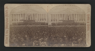 The Inauguration of President Cleveland, March 4th, 1893 Stereoview