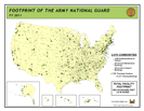 Footprint of the Army National Guard