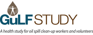 Gulf Study Logo: A health study for oil spill clean-up workers and volunteers