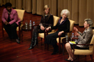 Left to Right Gwen Ifill, Katharine Weymouth, Diane Rehm, Cokie Roberts
