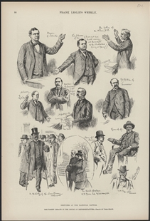 Sketches at the National Capitol The Tariff Debate in the House of Representatives