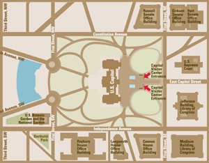 Map of the Capitol Complex