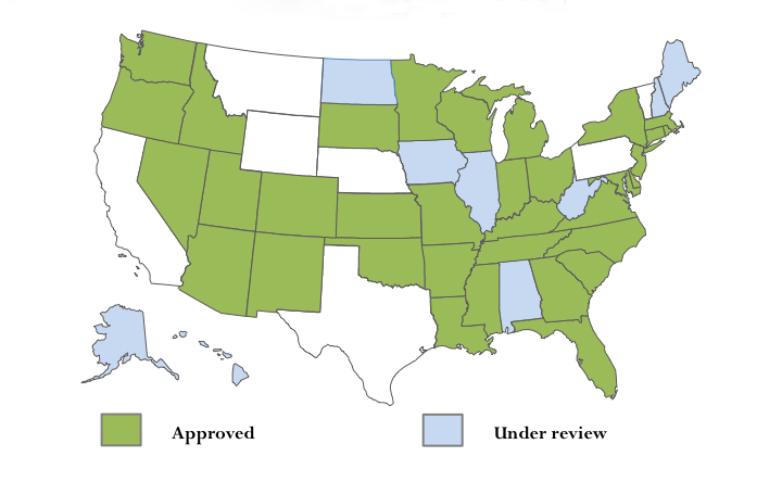 Map of ESEA Flexibility