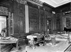 Northeast View of the State Dining Room during the White House Renovation, 11/21/1951
