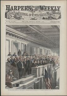 The Reporters' Gallery of the House of Representatives, Washington, D.C.