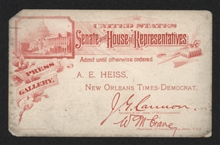 Press Gallery Pass