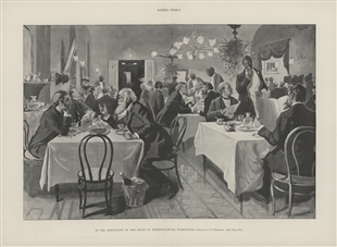 In the Restaurant of the House of Representatives, Washington