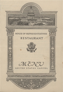 House Restaurant Menu