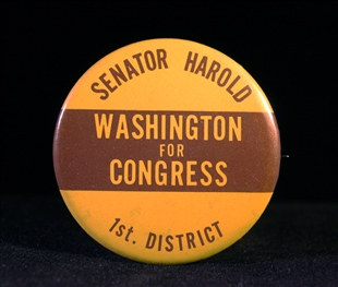 Harold Washington Campaign Button