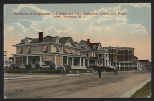 Jacob Thompson Baker Residence Postcard