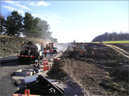 Construction on the taconic