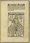 Title page of book with image of Ferdinand