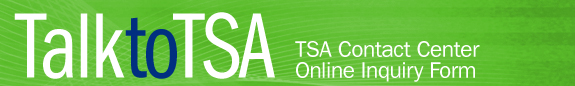 Talk to TSA Online Inquiry Form