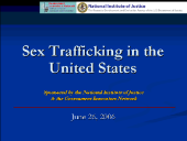 Still image linking to the recorded WebinarSex Trafficking in the United States