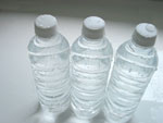 3 bottles of water