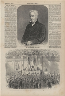 General Sherman's Reception in the United States House of Representatives, January 29, 1866