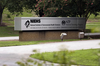 NIEHS Entrance Sign