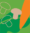 Carrot and mushrooms.