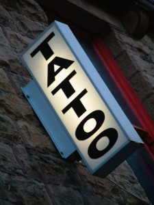 Tatoo sign