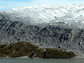 The Greenland ice sheet.