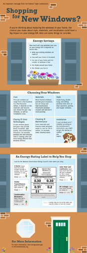 Shopping for New Windows Infographic