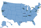 Map of the Pharmacogenomics Research Network Members