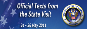 Official texts from the State Visit 24-26 May 2011
