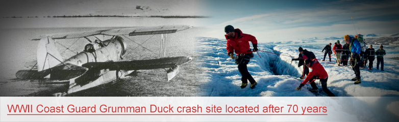 WWII Coast Guard Grumman Duck crash site located after 70 years