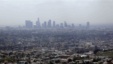 Smog from smokestacks, automobiles, and other sources of pollution, Los Angeles, April 2009 (file photo).