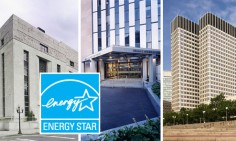 Energy Star logo and three GSA buildings