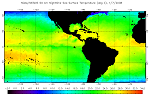Sample SST Night time 50 km Imagery
