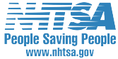 NHTSA people saving people logo