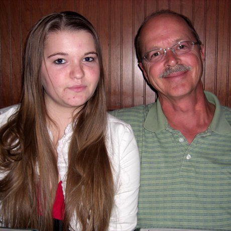 Alexa S. and her father Doug S.