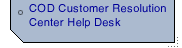 COD Customer Resolution Center Help Desk