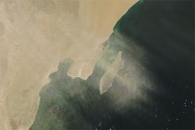 Dust over the Arabian Sea