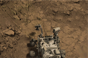 Simulation of Martian Bedrock Drilling