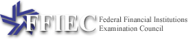 Federal Financial Institutions Examination Council Logo linking back to the home page.