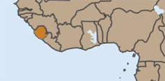 Map of SIERRA LEONE