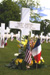 Decorated grave